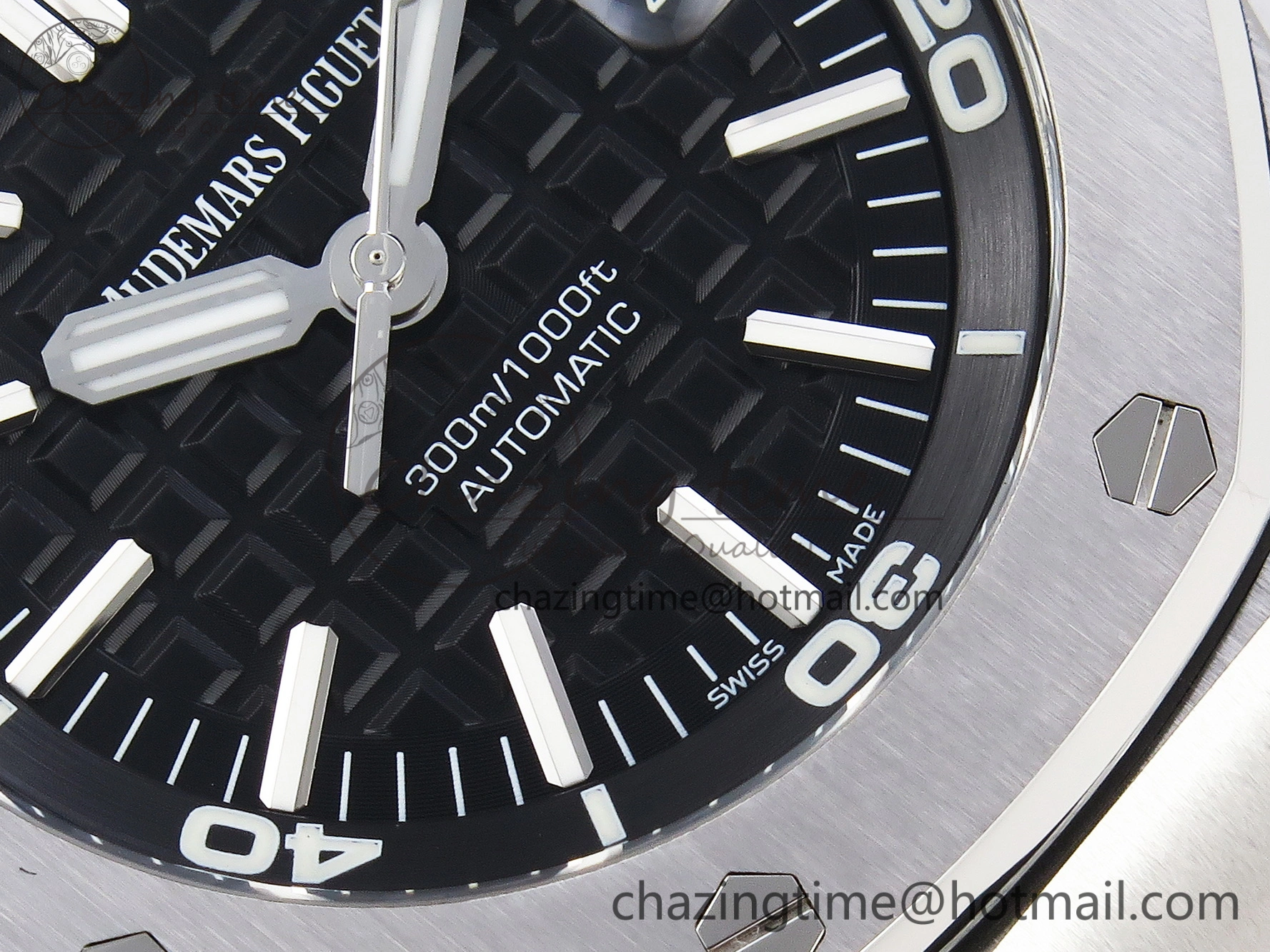 Royal Oak Offshore Diver 15703 ZF 1:1 Best Edition Black Dial on Black Rubber Strap SA3120 Super Clone V MultiPurpose 4569