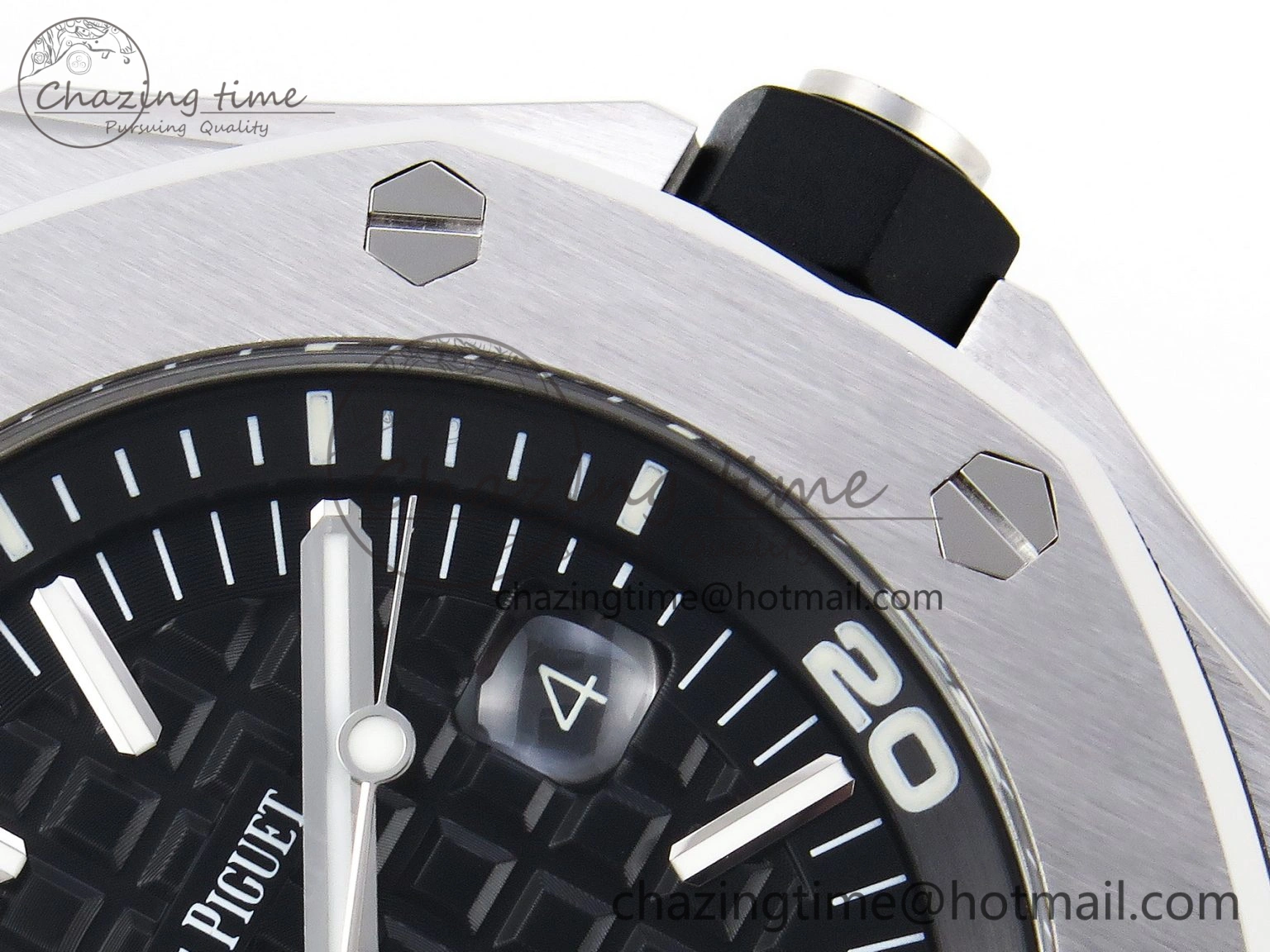 Royal Oak Offshore Diver 15703 ZF 1:1 Best Edition Black Dial on Black Rubber Strap SA3120 Super Clone V MultiPurpose 4569