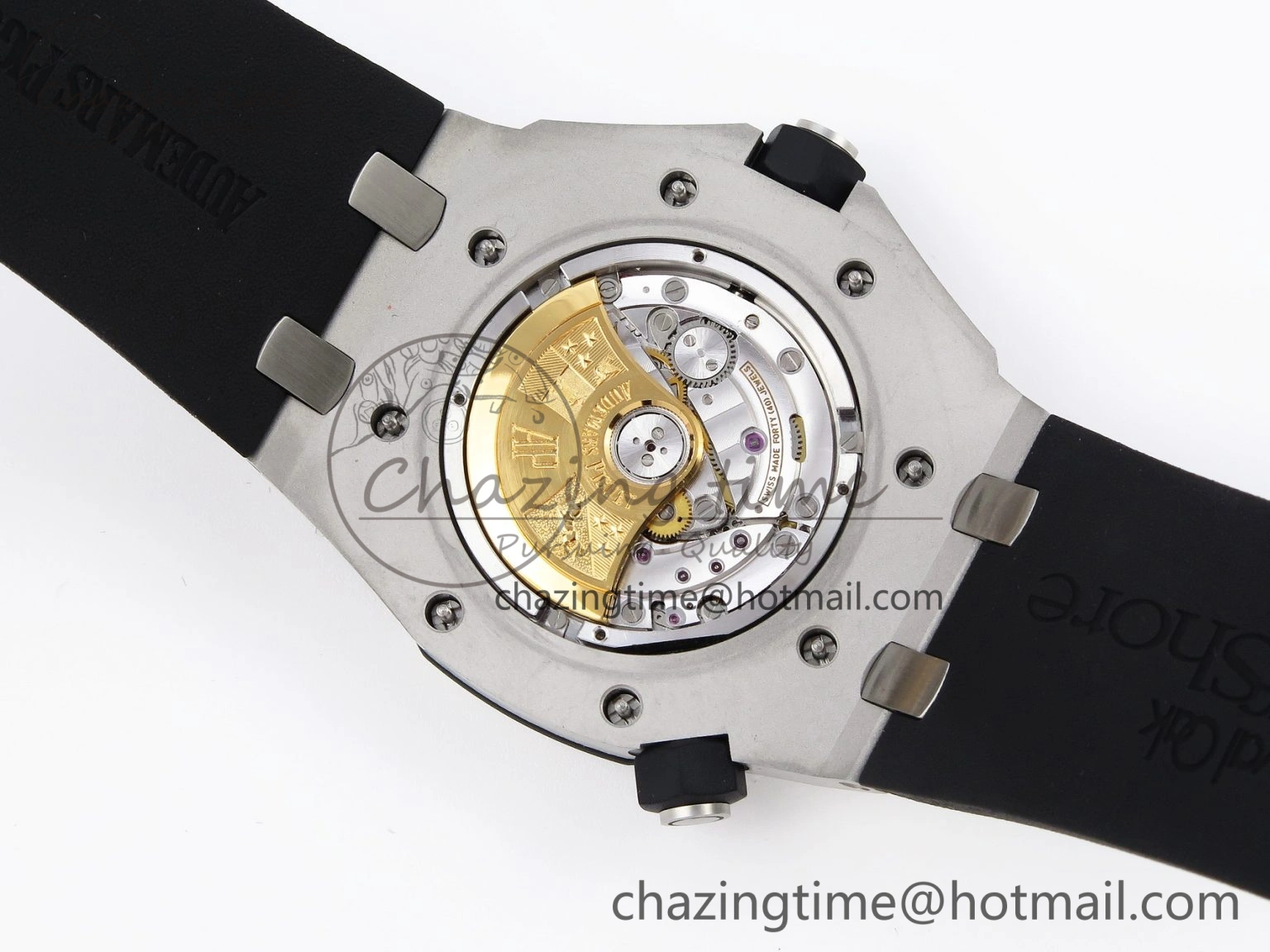 Royal Oak Offshore Diver 15703 ZF 1:1 Best Edition Black Dial on Black Rubber Strap SA3120 Super Clone V MultiPurpose 4569