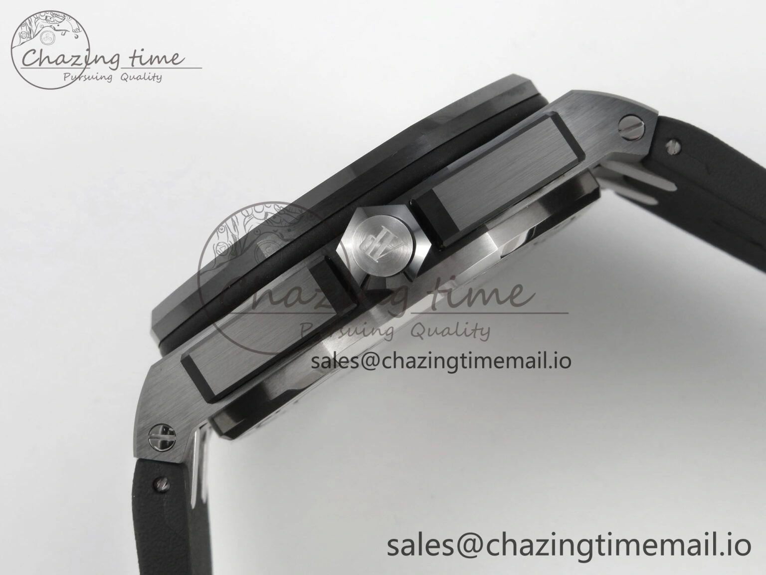 Neat Royal Oak Offshore Diver 15707 Black Ceramic APSF Black Orange Dial on Black Rubber Strap SH3120 Super Clone 4255