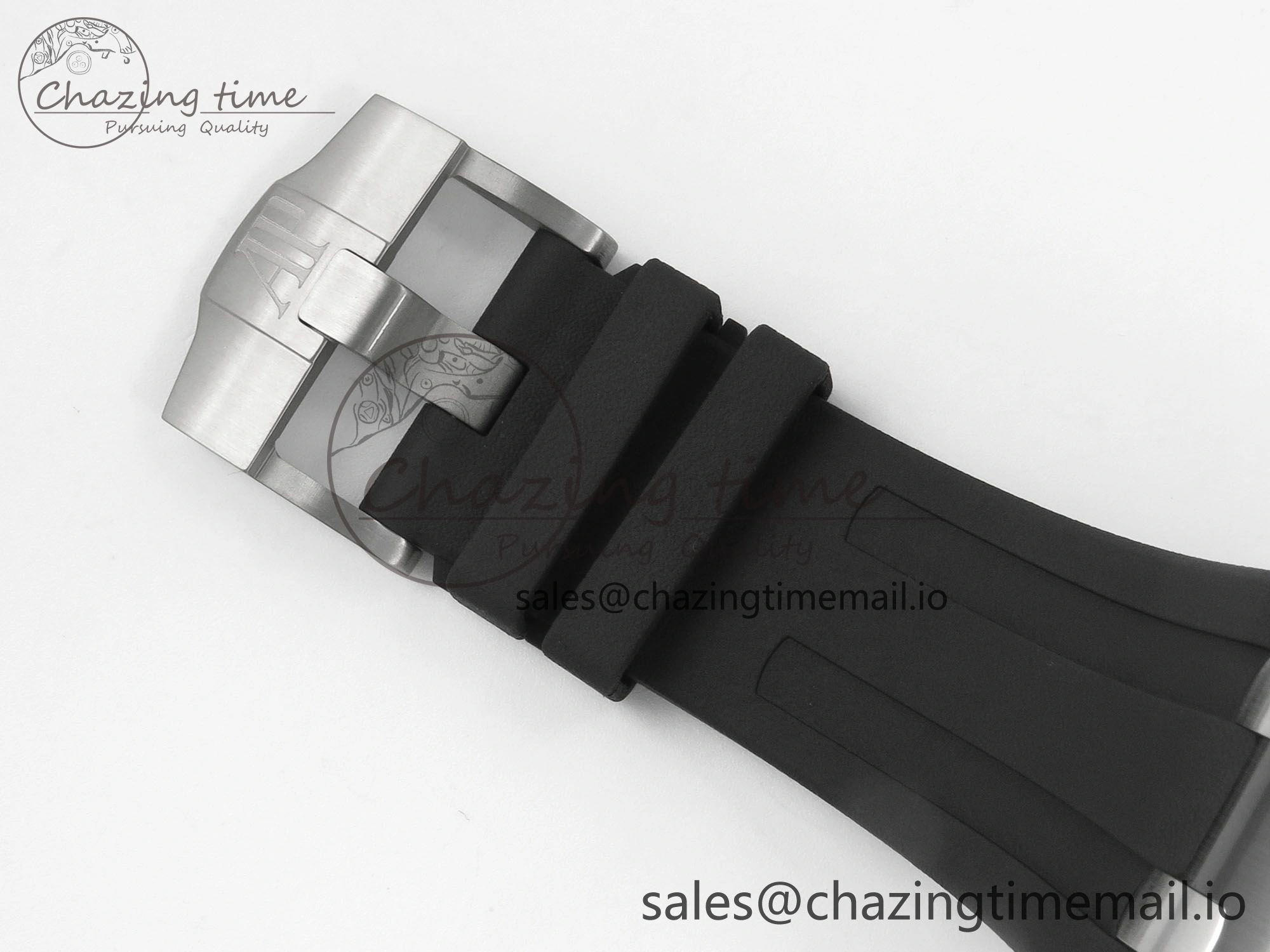 Neat Royal Oak Offshore Diver 15707 Black Ceramic APSF Black Orange Dial on Black Rubber Strap SH3120 Super Clone 4255