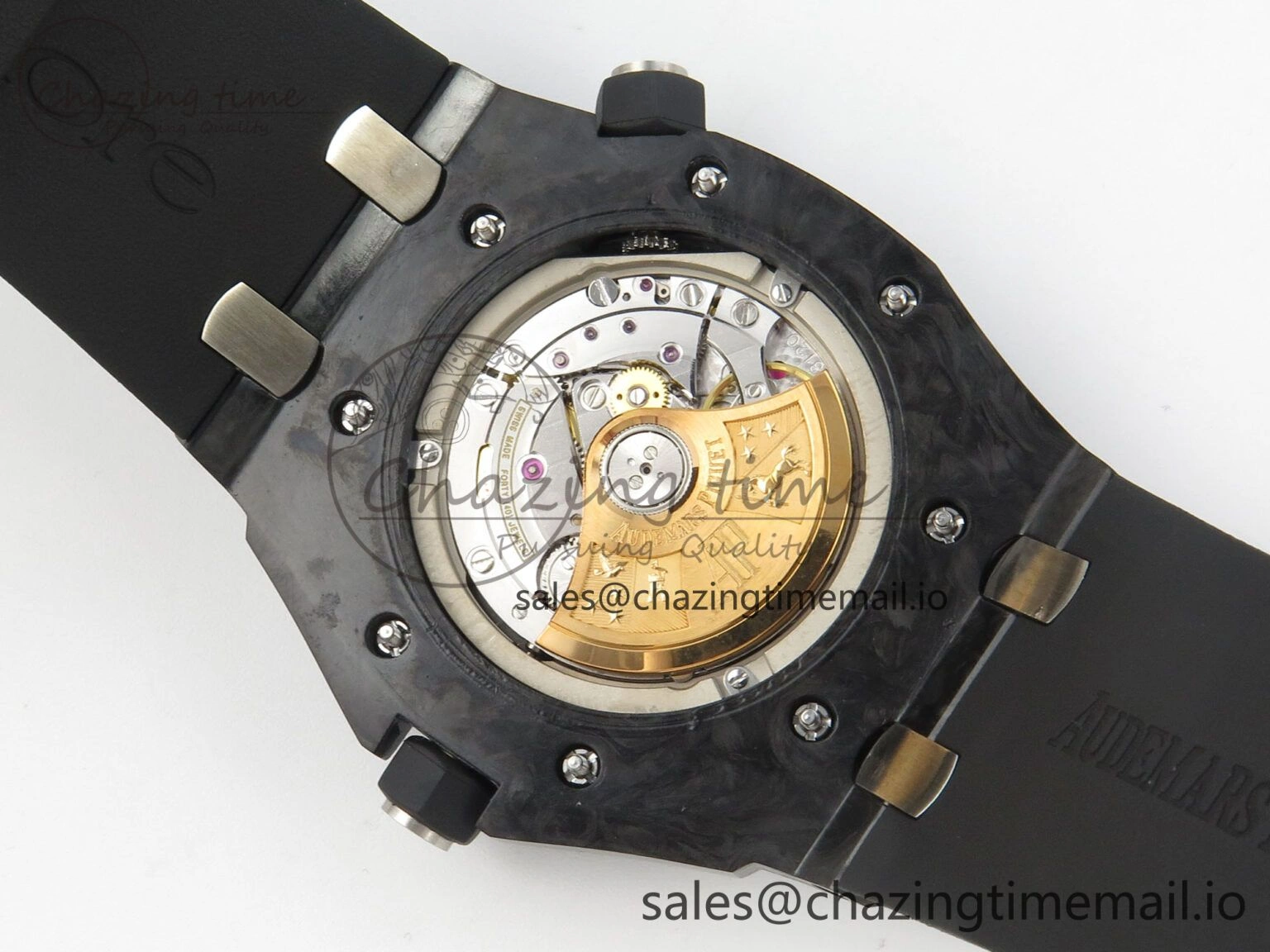 DailyWear Royal Oak Offshore Diver 15707 Black Ceramic APSF Black Yellow Dial on Black Rubber Strap SH3120 Super Clone 4253