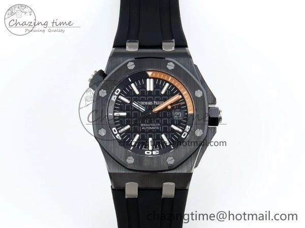 Royal Oak Offshore Diver 15707 Black Ceramic ZF 1:1 Best Edition SA3120 Super Clone WrinkleFree 4425
