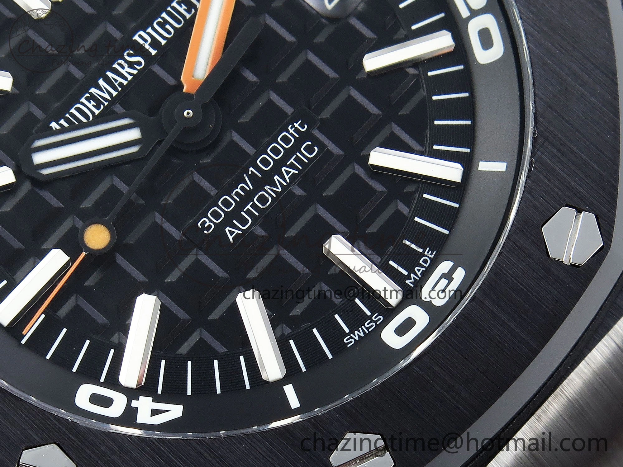Royal Oak Offshore Diver 15707 Black Ceramic ZF 1:1 Best Edition SA3120 Super Clone WrinkleFree 4425