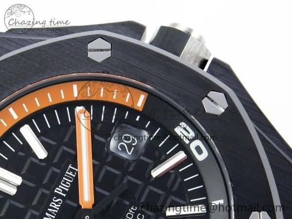 Royal Oak Offshore Diver 15707 Black Ceramic ZF 1:1 Best Edition SA3120 Super Clone WrinkleFree 4425