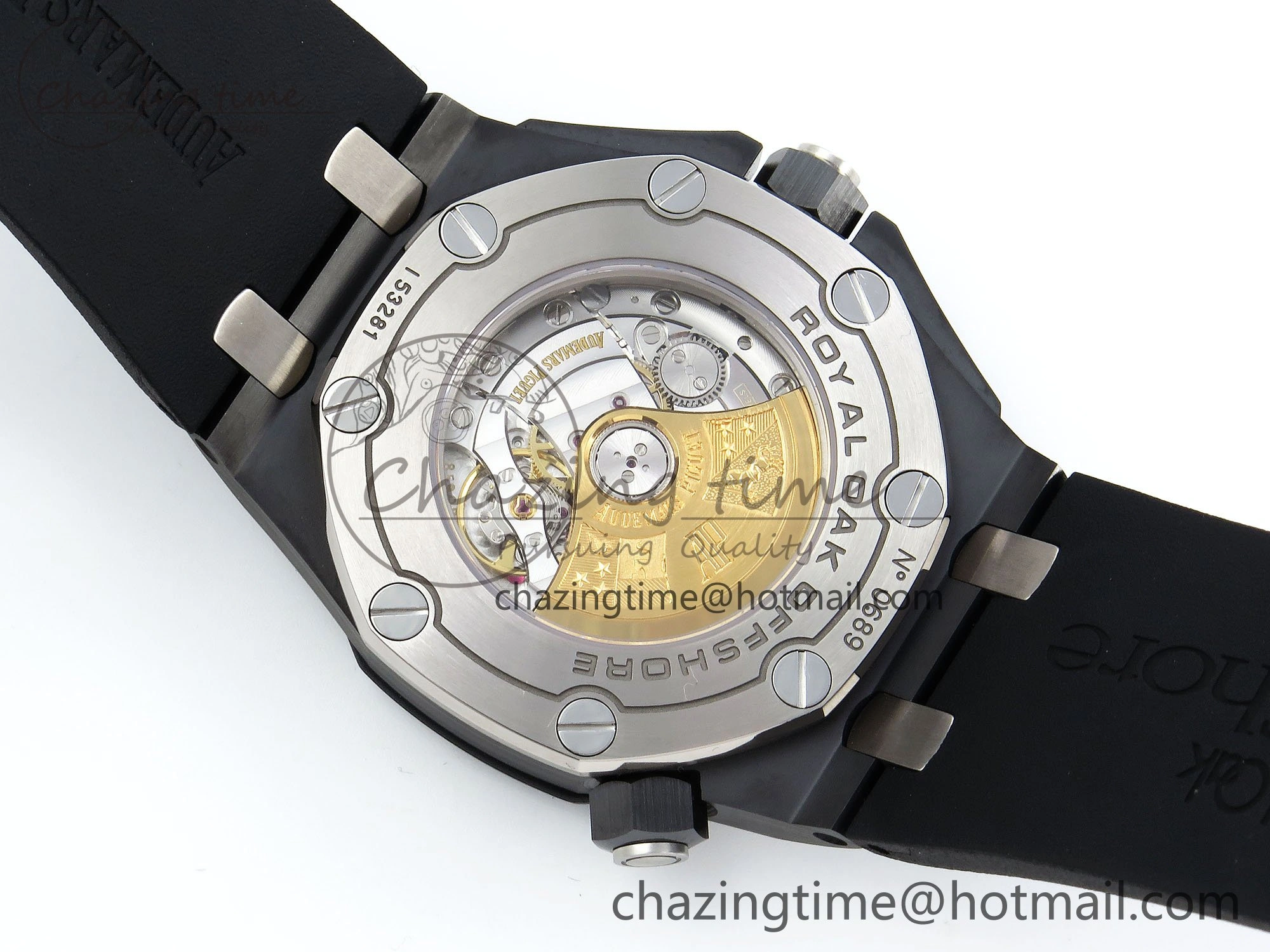 Royal Oak Offshore Diver 15707 Black Ceramic ZF 1:1 Best Edition SA3120 Super Clone WrinkleFree 4425