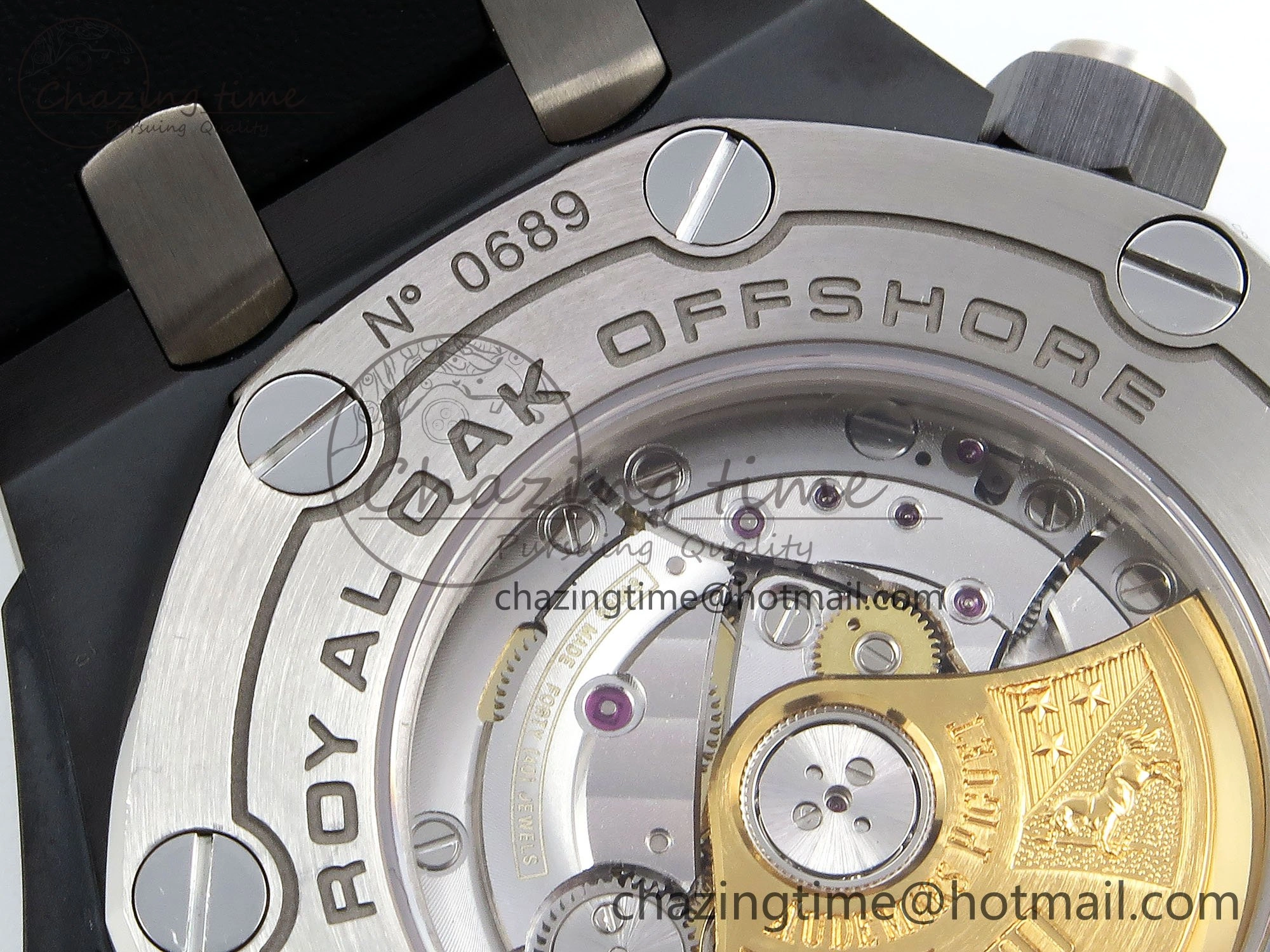 Royal Oak Offshore Diver 15707 Black Ceramic ZF 1:1 Best Edition SA3120 Super Clone WrinkleFree 4425