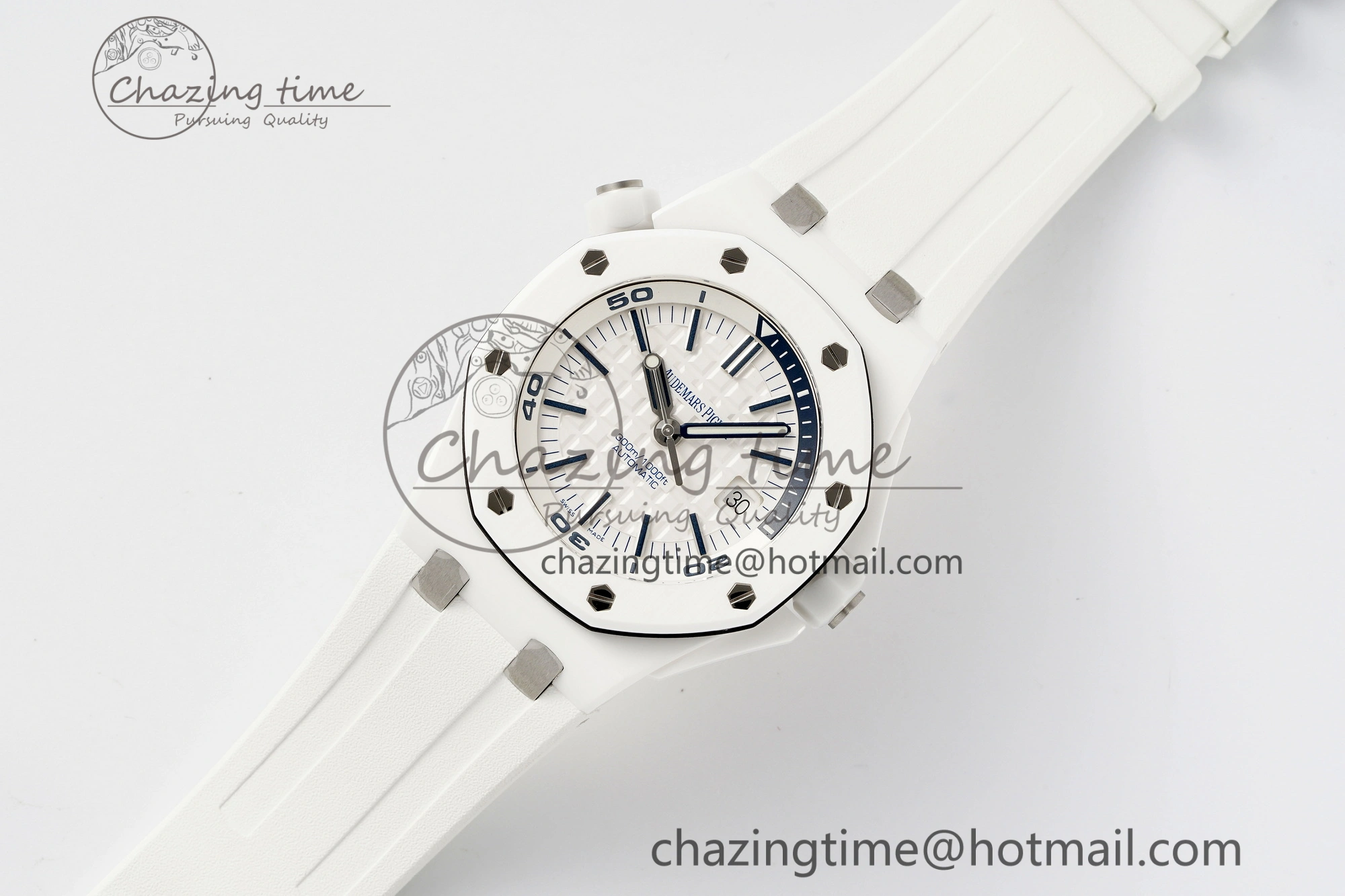 Royal Oak Offshore Diver 15707 White Ceramic APSF 1:1 Best Edition SA3120 Super Clone DailyWear 4597