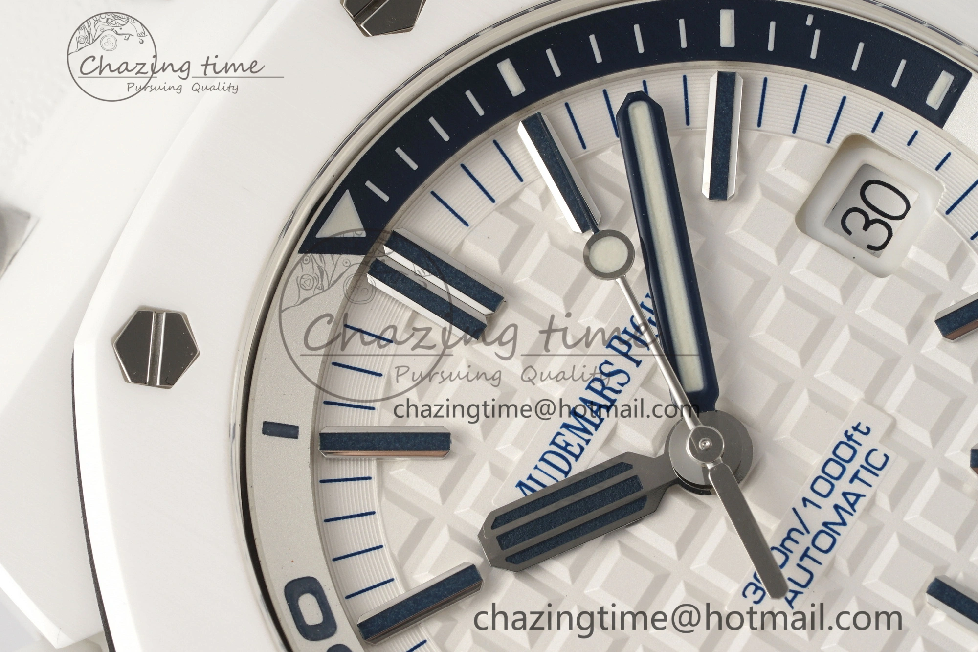 Royal Oak Offshore Diver 15707 White Ceramic APSF 1:1 Best Edition SA3120 Super Clone DailyWear 4597