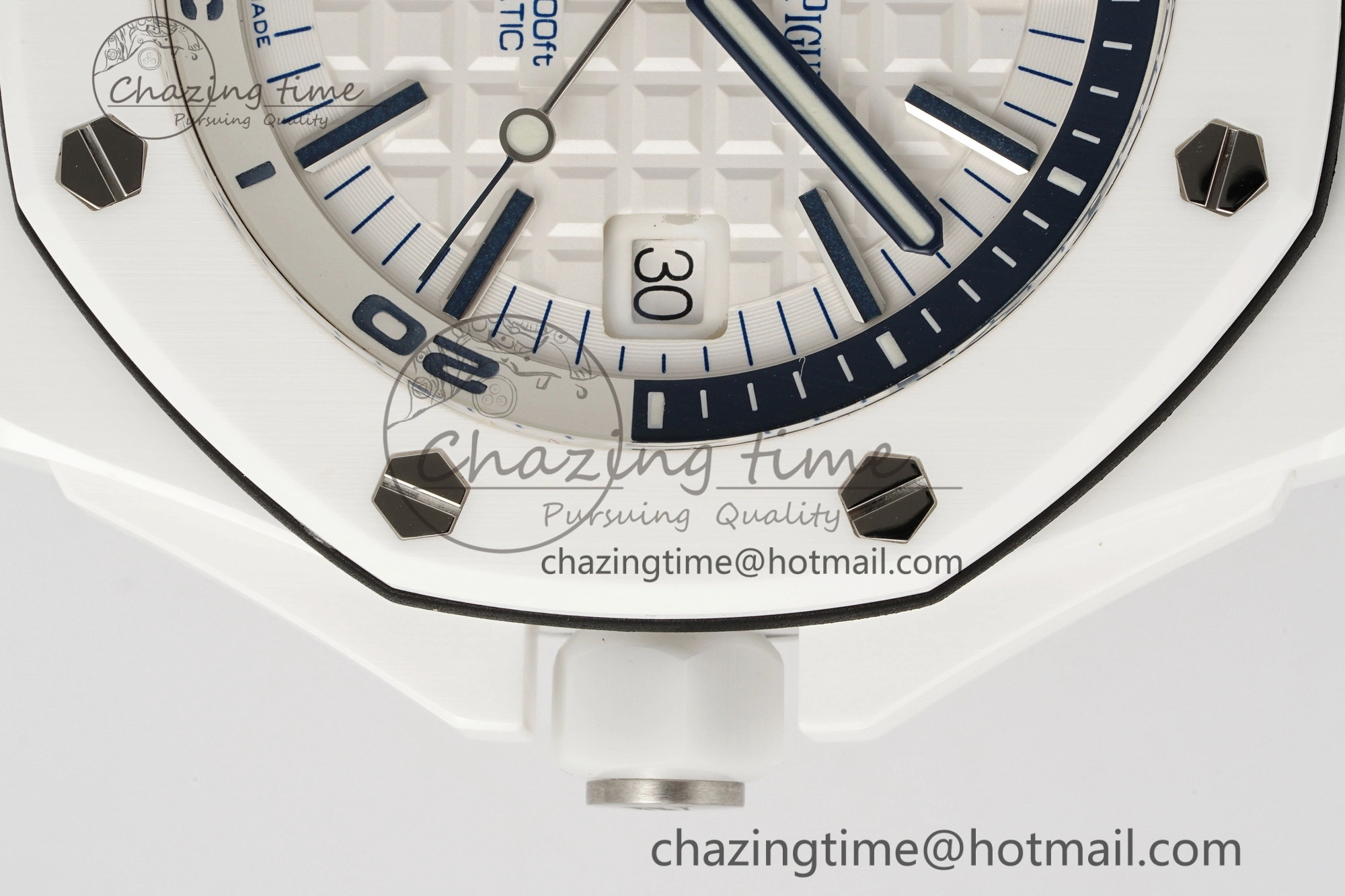Royal Oak Offshore Diver 15707 White Ceramic APSF 1:1 Best Edition SA3120 Super Clone DailyWear 4597