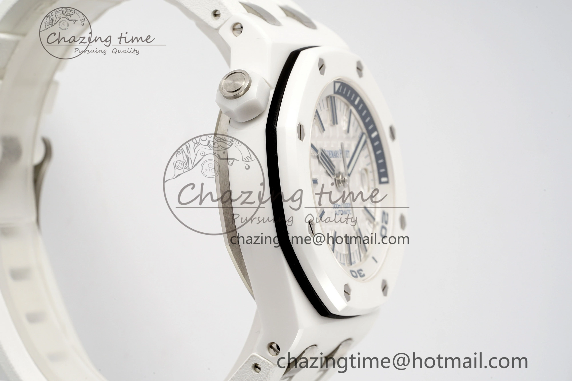 Royal Oak Offshore Diver 15707 White Ceramic APSF 1:1 Best Edition SA3120 Super Clone DailyWear 4597