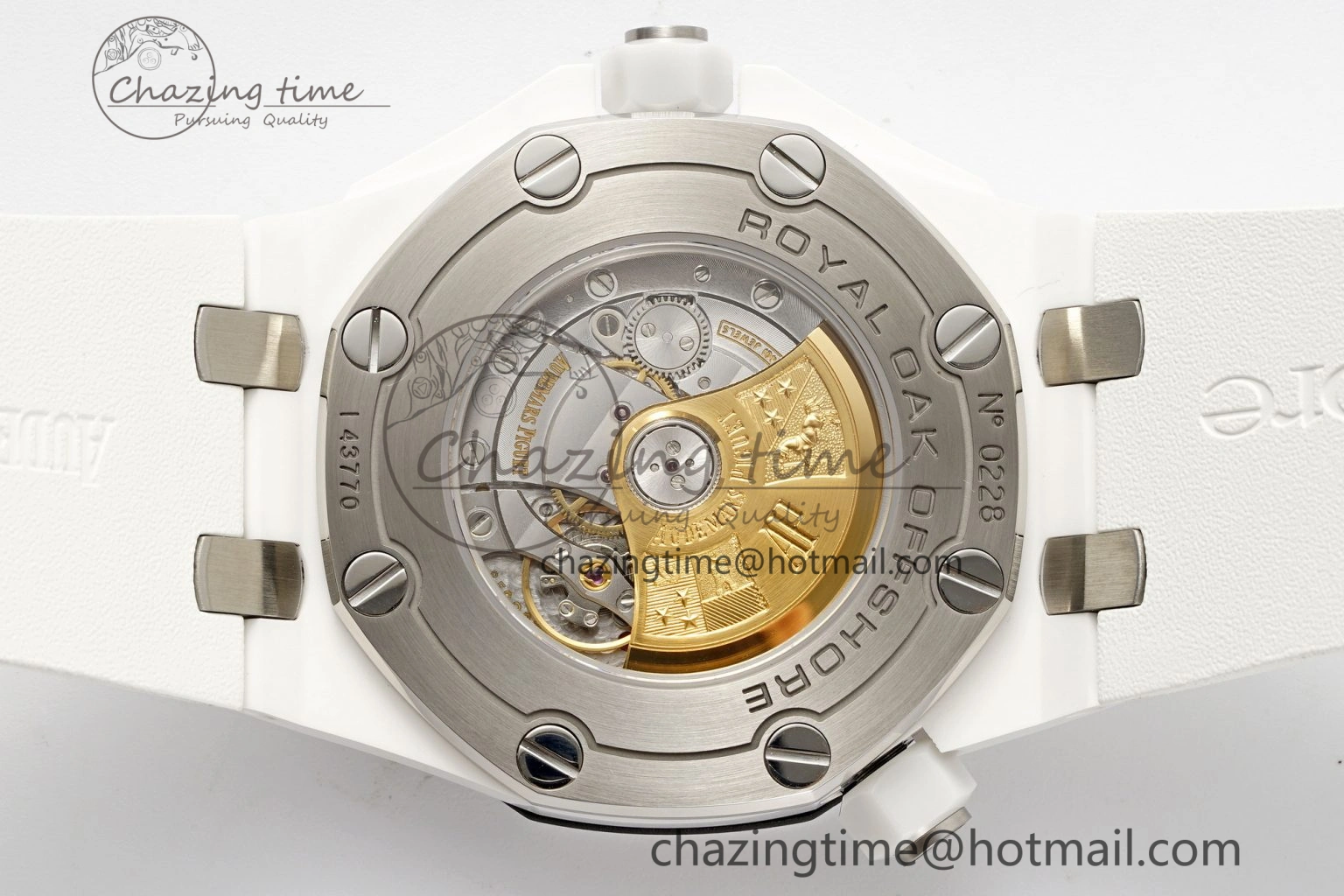Royal Oak Offshore Diver 15707 White Ceramic APSF 1:1 Best Edition SA3120 Super Clone DailyWear 4597