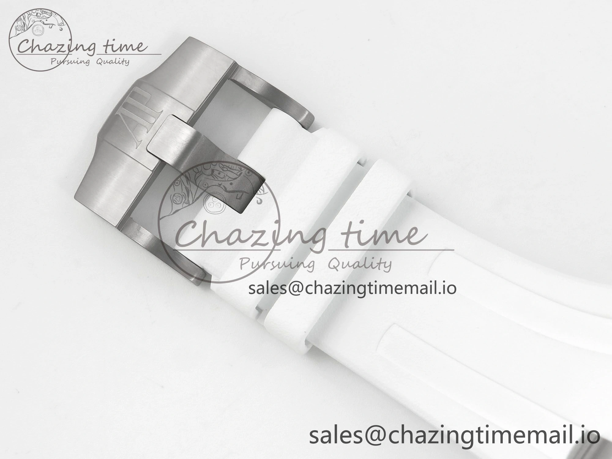Royal Oak Offshore Diver 15707 White Ceramic APSF White Dial on White Rubber Strap SH3120 Super Clone Upgraded 4257