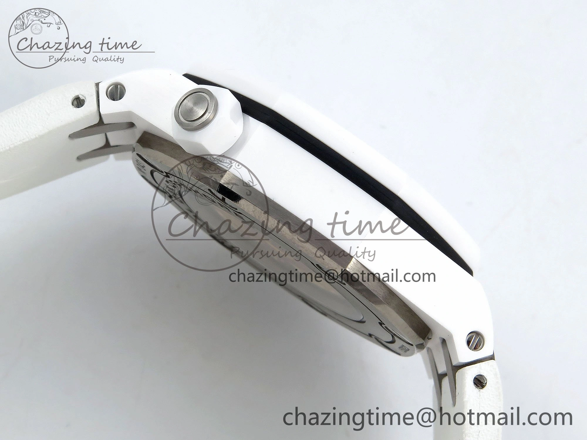 Royal Oak Offshore Diver 15707 White Ceramic ZF 1:1 Best Edition SA3120 Super Clone MoistureWicking 4422