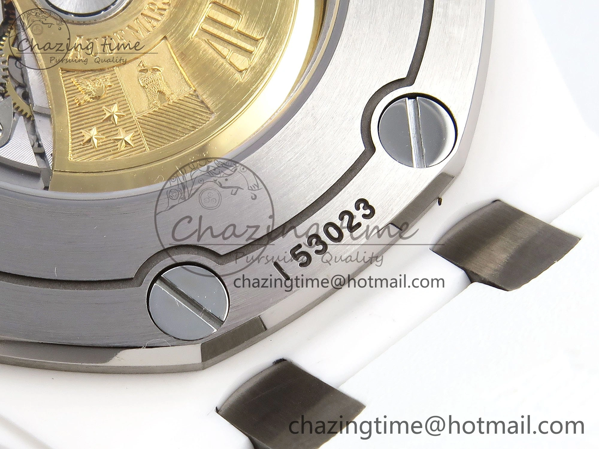 Royal Oak Offshore Diver 15707 White Ceramic ZF 1:1 Best Edition SA3120 Super Clone MoistureWicking 4422