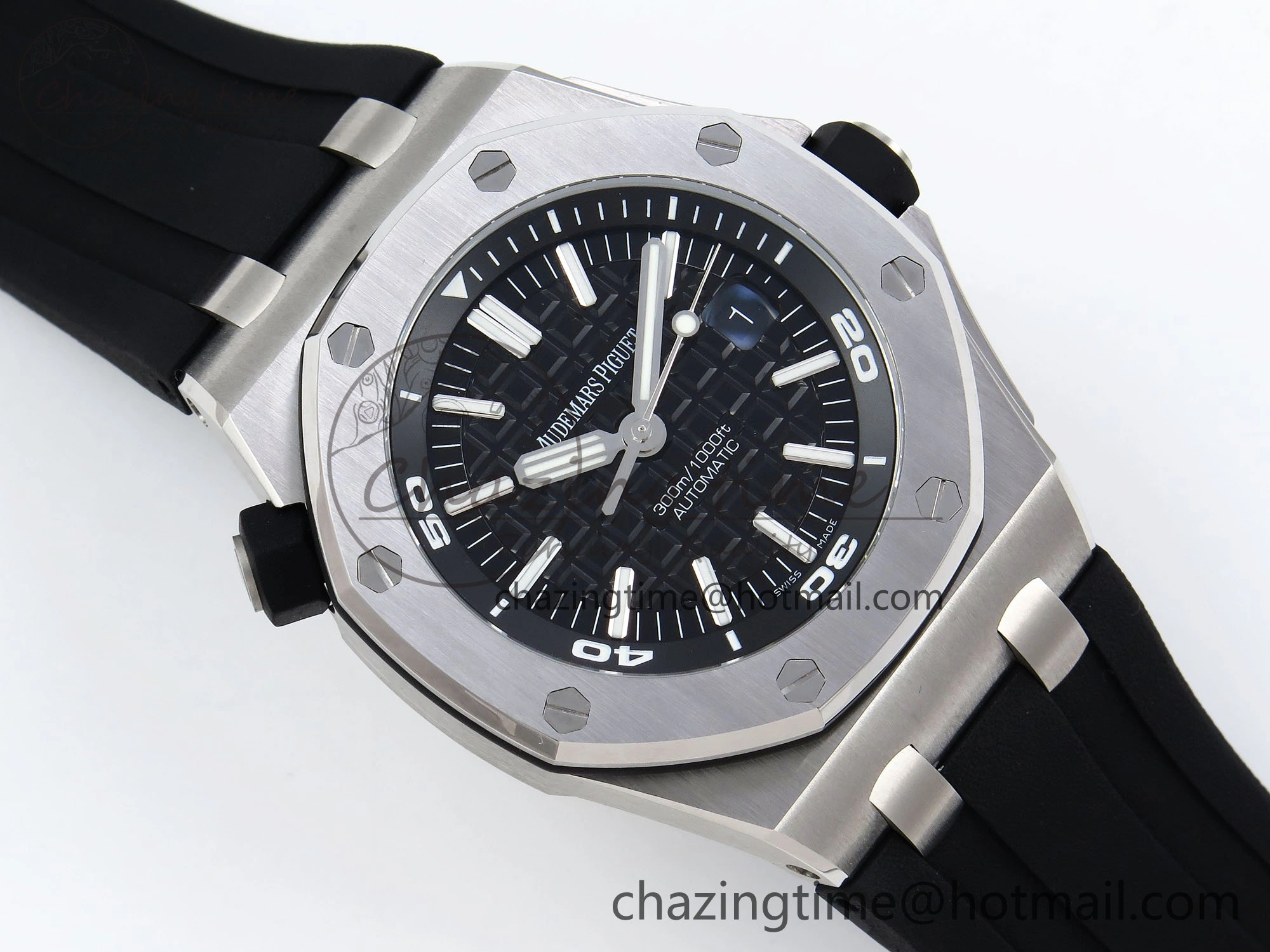 BestValue Royal Oak Offshore Diver 15710 APSF 1:1 Best Edition Black Dial on Black Rubber Strap A 4431