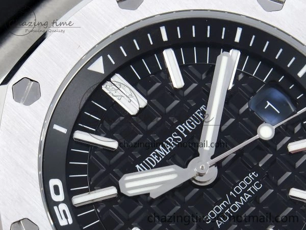 BestValue Royal Oak Offshore Diver 15710 APSF 1:1 Best Edition Black Dial on Black Rubber Strap A 4431