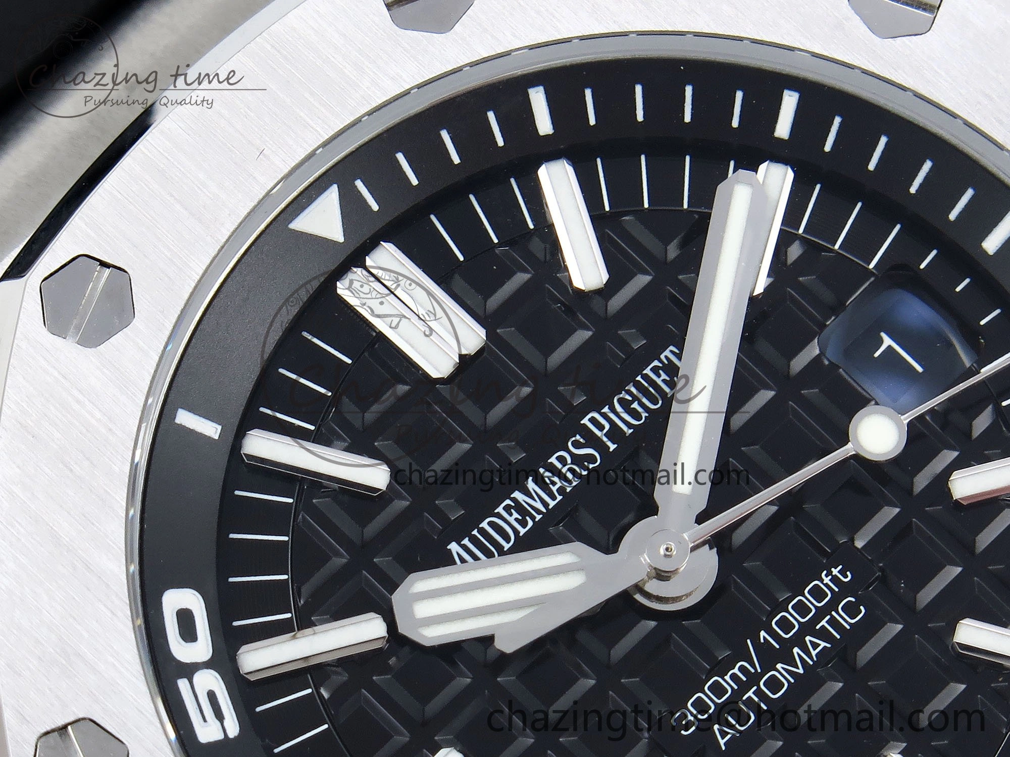 BestValue Royal Oak Offshore Diver 15710 APSF 1:1 Best Edition Black Dial on Black Rubber Strap A 4431