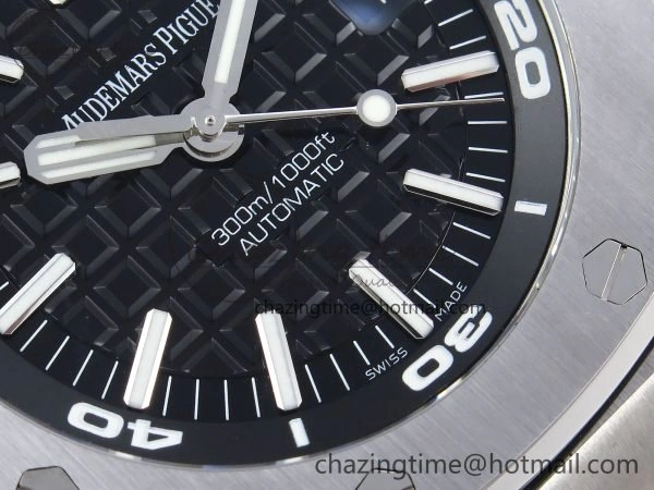 BestValue Royal Oak Offshore Diver 15710 APSF 1:1 Best Edition Black Dial on Black Rubber Strap A 4431
