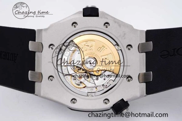 Cozy Royal Oak Offshore Diver 15710 APSF 1:1 Best Edition Black Dial on Black Rubber Strap V2 A3120 Super Clone 4744