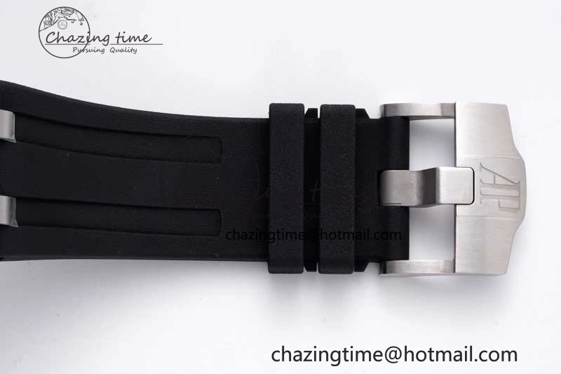 Cozy Royal Oak Offshore Diver 15710 APSF 1:1 Best Edition Black Dial on Black Rubber Strap V2 A3120 Super Clone 4744