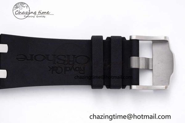 Cozy Royal Oak Offshore Diver 15710 APSF 1:1 Best Edition Black Dial on Black Rubber Strap V2 A3120 Super Clone 4744