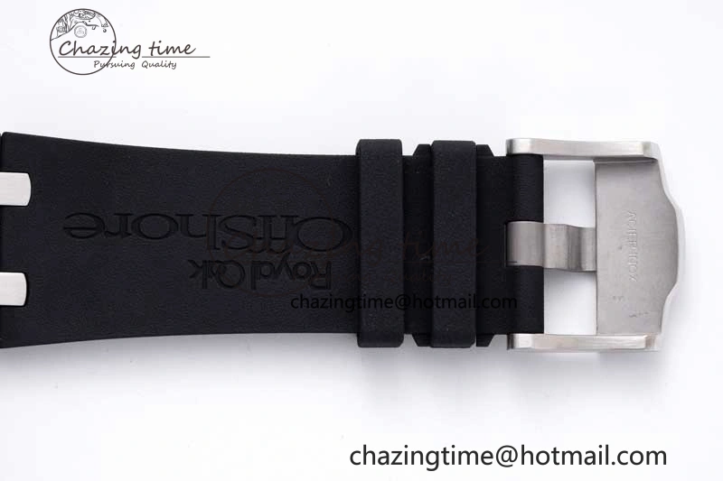 Cozy Royal Oak Offshore Diver 15710 APSF 1:1 Best Edition Black Dial on Black Rubber Strap V2 A3120 Super Clone 4744