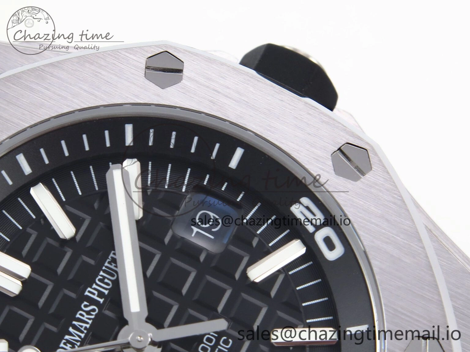 BestValue Royal Oak Offshore Diver 15710 APSF 1:1 Best Edition Black Dial on SS Bracelet SA3120 Super Clone 4388