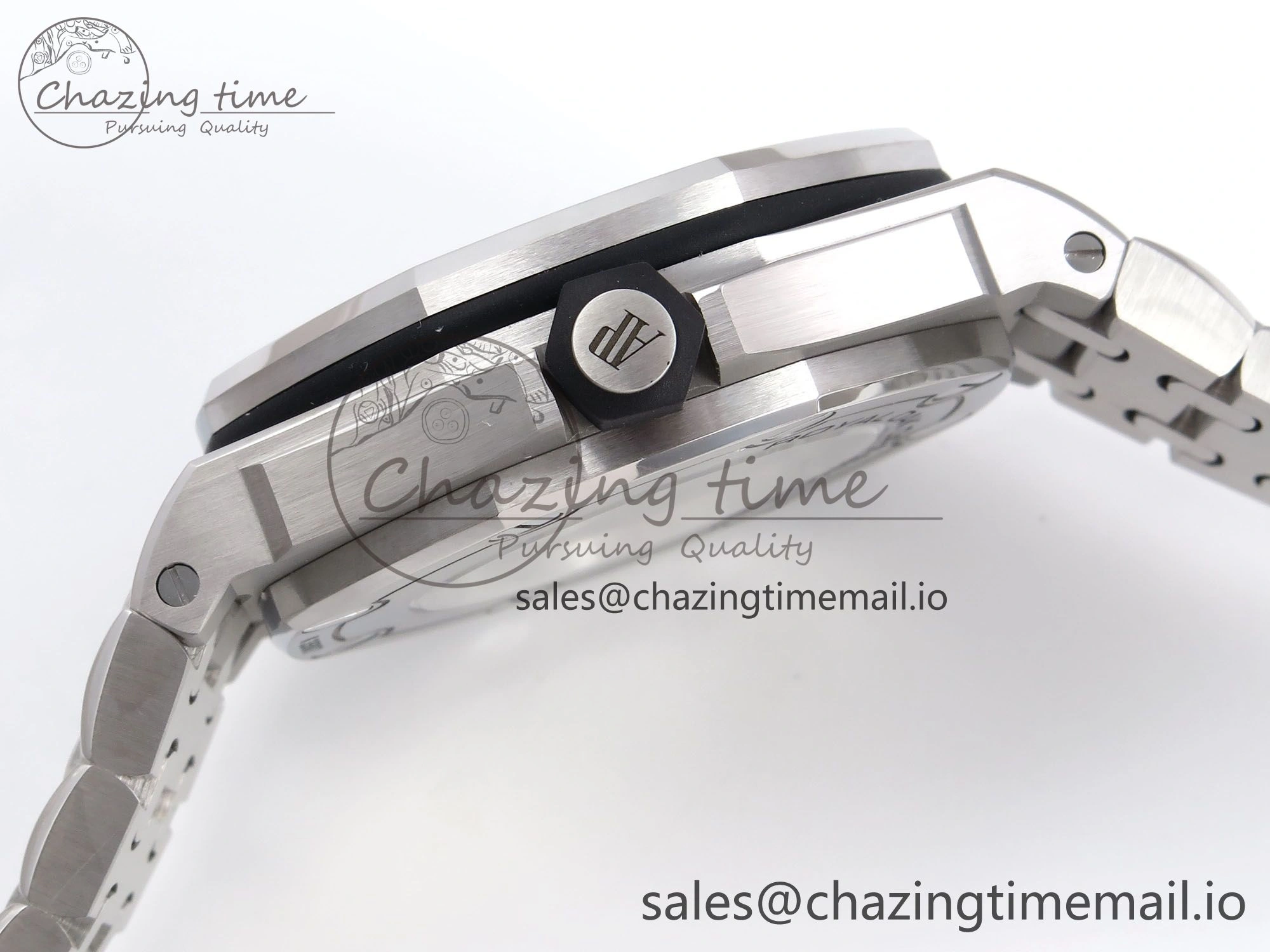 BestValue Royal Oak Offshore Diver 15710 APSF 1:1 Best Edition Black Dial on SS Bracelet SA3120 Super Clone 4388