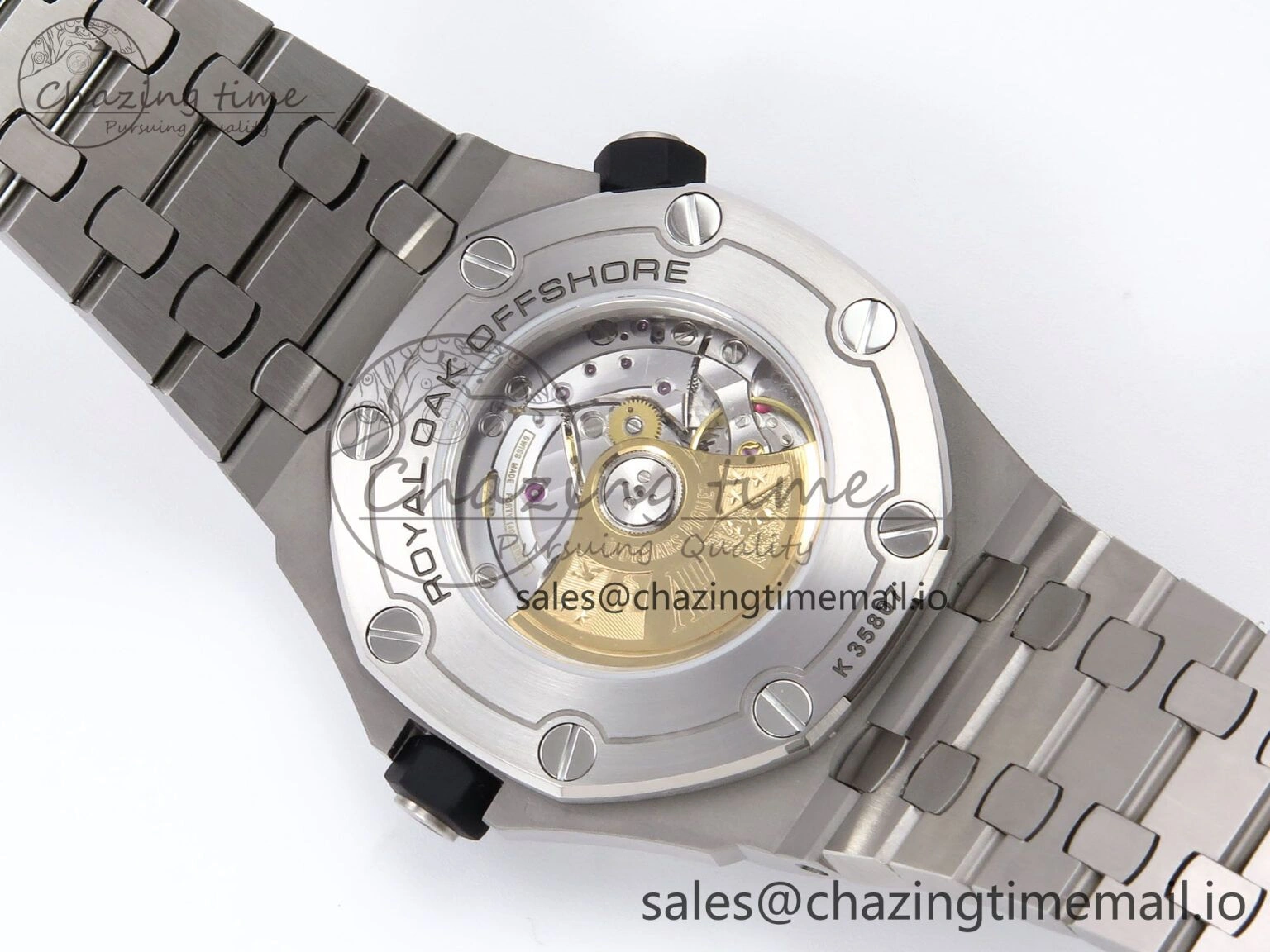 BestValue Royal Oak Offshore Diver 15710 APSF 1:1 Best Edition Black Dial on SS Bracelet SA3120 Super Clone 4388
