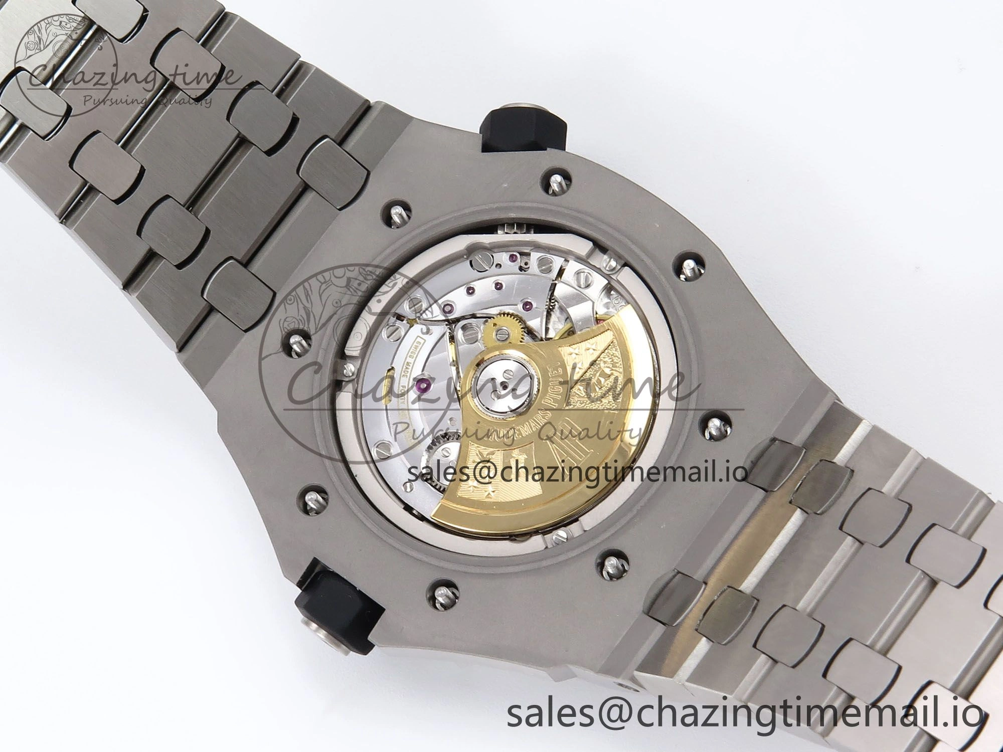 BestValue Royal Oak Offshore Diver 15710 APSF 1:1 Best Edition Black Dial on SS Bracelet SA3120 Super Clone 4388