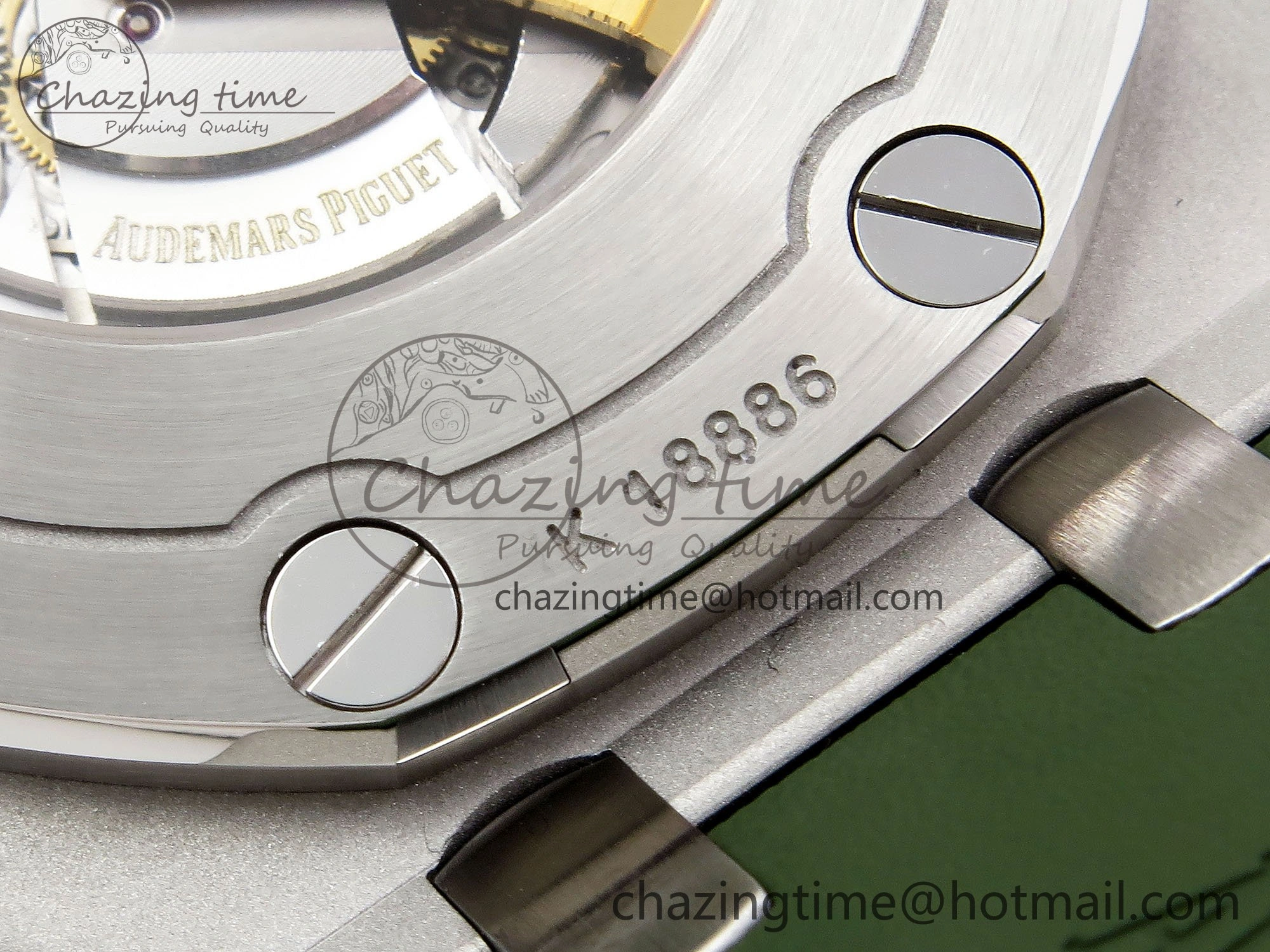 Royal Oak Offshore Diver 15710 IPF 1:1 Best Edition Green Dial on Green Rubber Strap SA3120 Super Clone Stretchable 4427