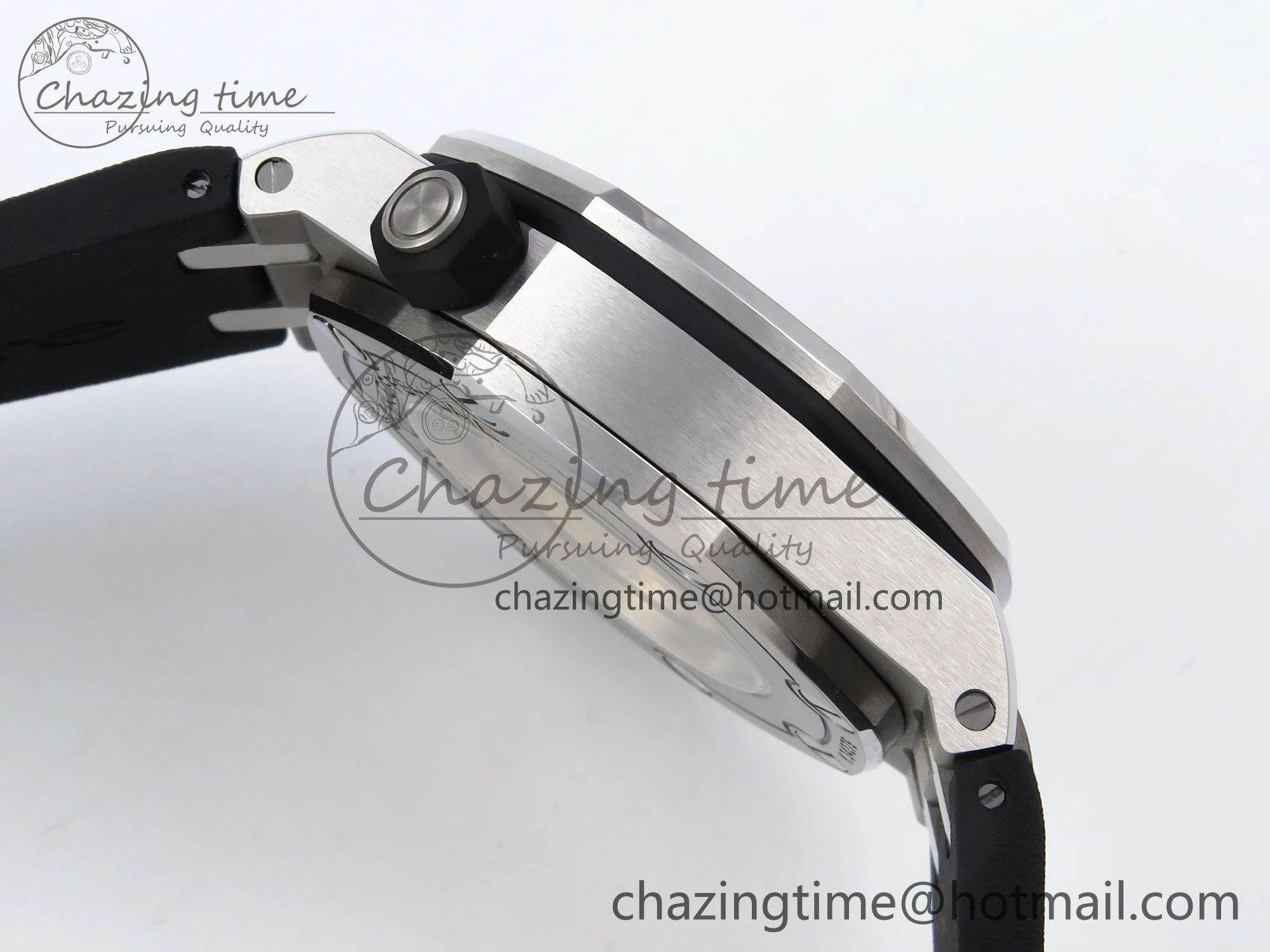 Lightweight Royal Oak Offshore Diver 15710 IPF 1:1 Best Edition White Dial on Black Rubber Strap SA3120 Super Clone 4430