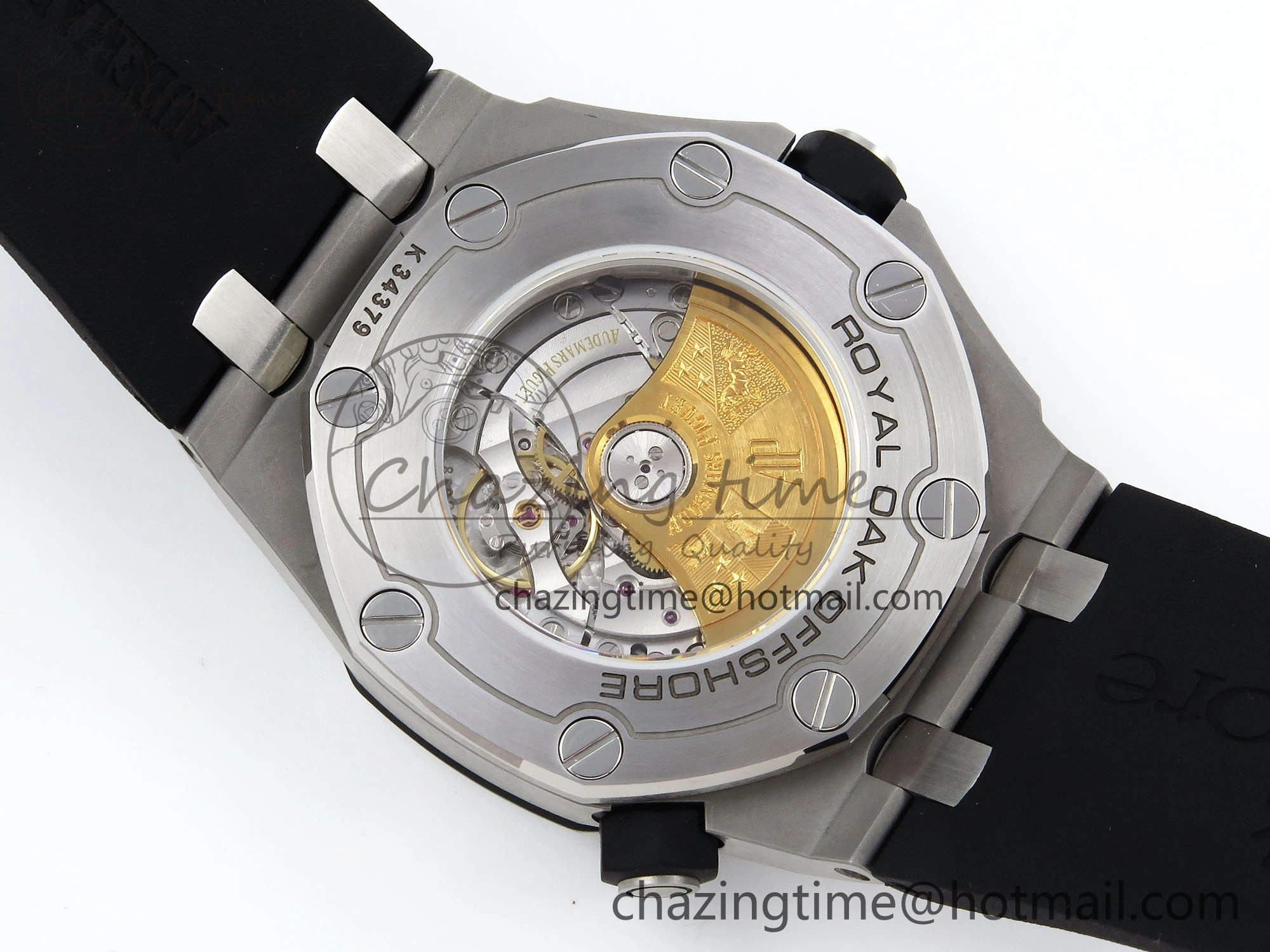 Lightweight Royal Oak Offshore Diver 15710 IPF 1:1 Best Edition White Dial on Black Rubber Strap SA3120 Super Clone 4430