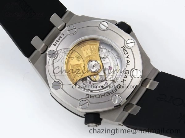 Lightweight Royal Oak Offshore Diver 15710 IPF 1:1 Best Edition White Dial on Black Rubber Strap SA3120 Super Clone 4430