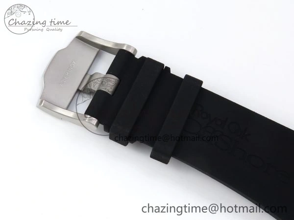 Lightweight Royal Oak Offshore Diver 15710 IPF 1:1 Best Edition White Dial on Black Rubber Strap SA3120 Super Clone 4430