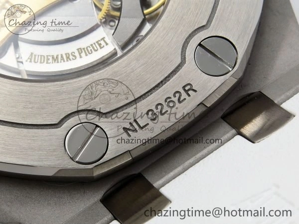 Royal Oak Offshore Diver 15710 IPF 1:1 Best Edition White Dial on White Rubber Strap SA3120 Super Clone Snug 4429