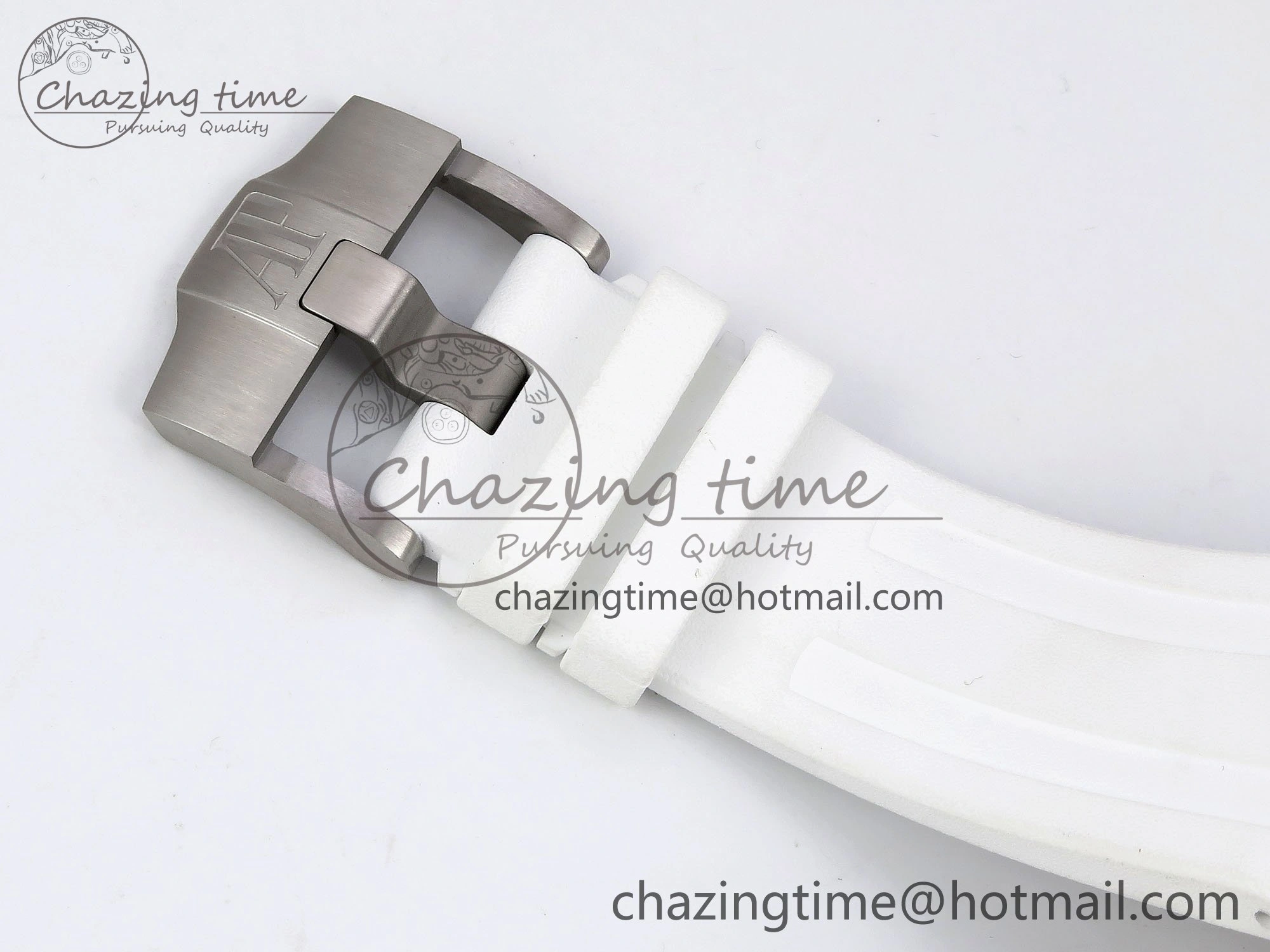 Royal Oak Offshore Diver 15710 IPF 1:1 Best Edition White Dial on White Rubber Strap SA3120 Super Clone Snug 4429