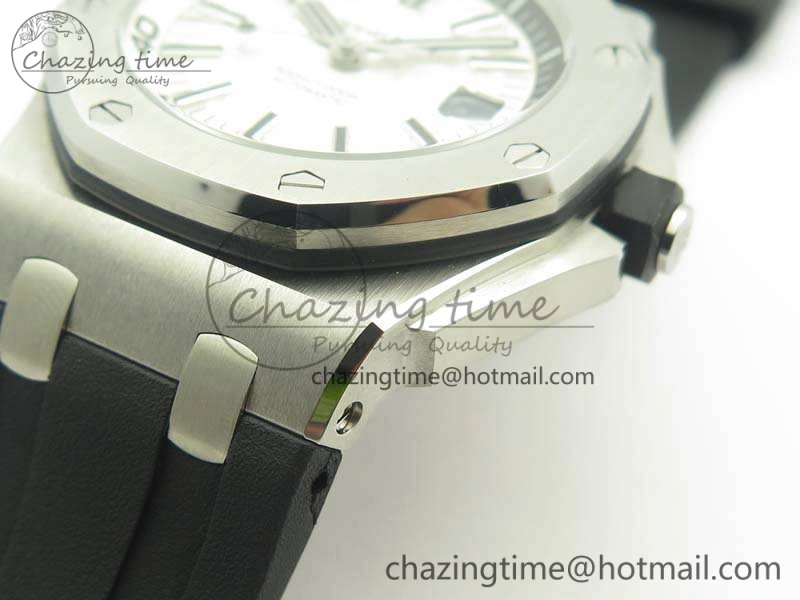 Royal Oak Offshore Diver 15710 JF 1:1 Best Edition White Dial On Rubber Strap A3120 V HighPerformance 4968