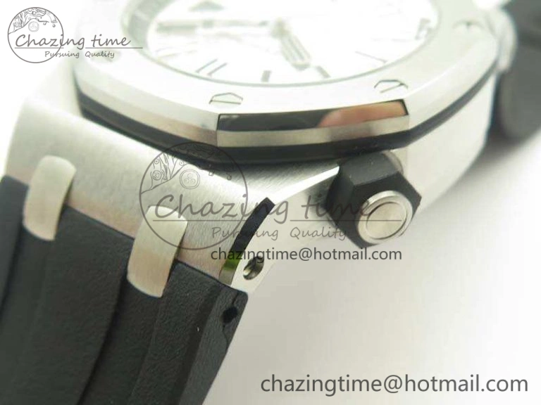 Royal Oak Offshore Diver 15710 JF 1:1 Best Edition White Dial On Rubber Strap A3120 V HighPerformance 4968