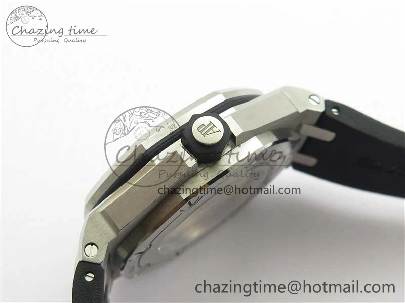 OnTrend Royal Oak Offshore Diver 15710 JF 1:1 Best Edition on Rubber Strap A2824 V 4833