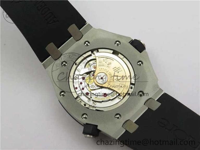 OnTrend Royal Oak Offshore Diver 15710 JF 1:1 Best Edition on Rubber Strap A2824 V 4833