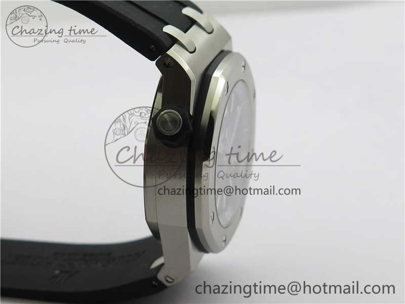 OnTrend Royal Oak Offshore Diver 15710 JF 1:1 Best Edition on Rubber Strap A2824 V 4833