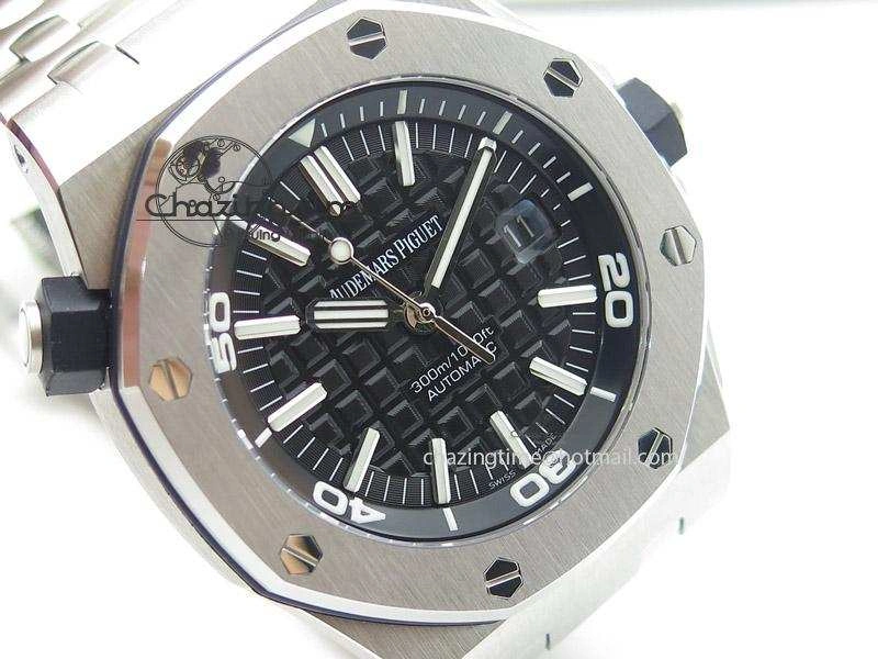 Royal Oak Offshore Diver 15710 Noob Best Edition On SS Bracelet A Soft 5126