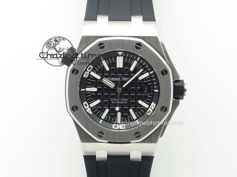 Sophisticated Royal Oak Offshore Diver 15710 Noob Best Edition on Rubber Strap A 5127