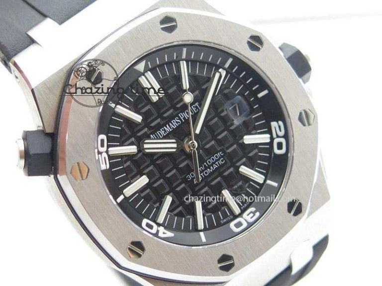 Sophisticated Royal Oak Offshore Diver 15710 Noob Best Edition on Rubber Strap A 5127
