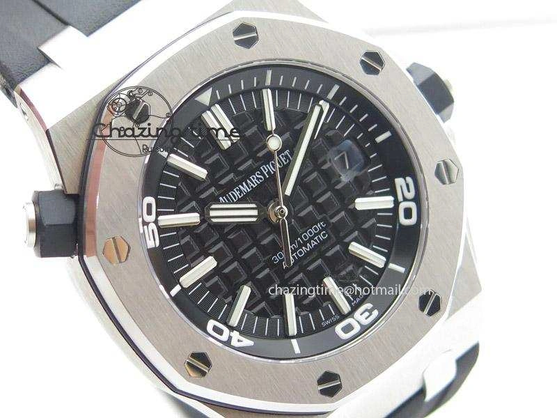 Sophisticated Royal Oak Offshore Diver 15710 Noob Best Edition on Rubber Strap A 5127