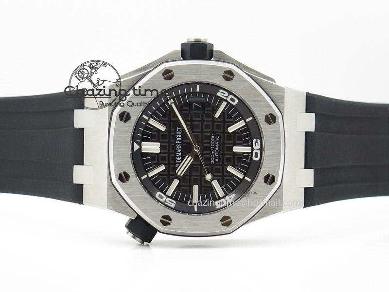 Sophisticated Royal Oak Offshore Diver 15710 Noob Best Edition on Rubber Strap A 5127