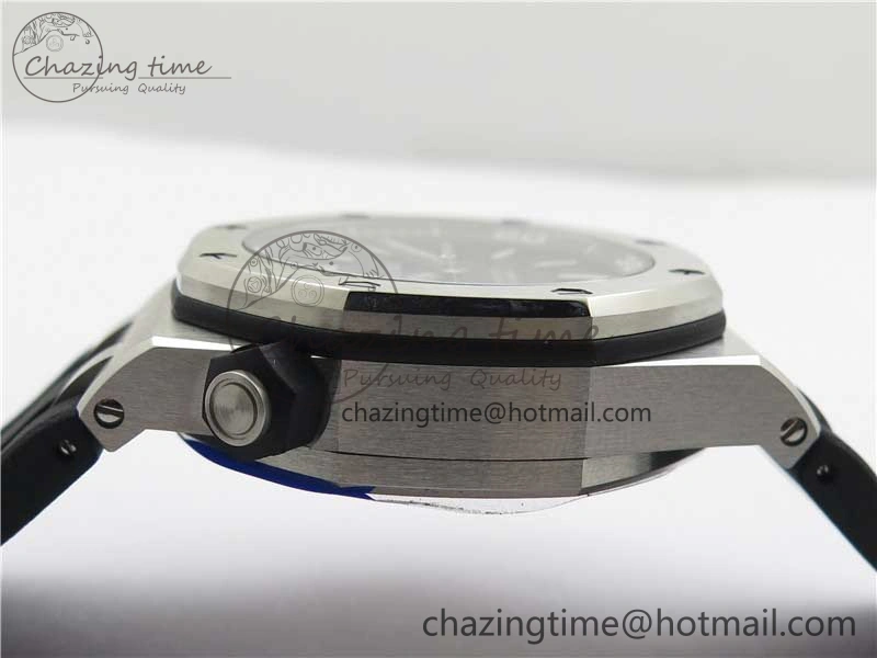Royal Oak Offshore Diver 15710 ZF 1:1 Best Edition Black Dial on Black Rubber Strap A Functional 4831