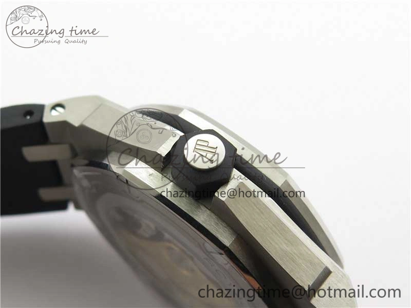 Royal Oak Offshore Diver 15710 ZF 1:1 Best Edition Black Dial on Black Rubber Strap A Functional 4831